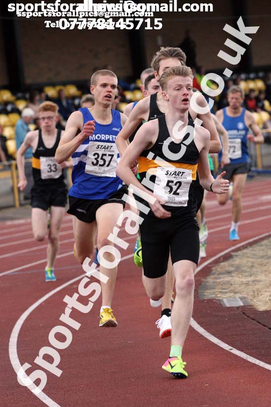Stan Long Mile Trophy, 2018 North Eastern Grand Prix, Monkton Stadium, Jarrow. Photo: David T. Hewitson/Sports for All Pics
